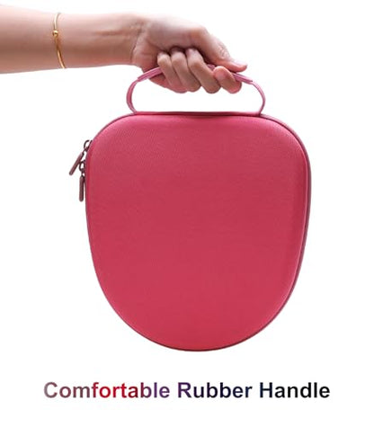 Case for Sony WH-CH720N/WH-CH520 Noise Canceling Wireless Headphones Rose | Hard Carrying Travel Case for Sony WH-CH720N/WH-CH520 Noise Canceling Wireless Headphones - color: Rose Red