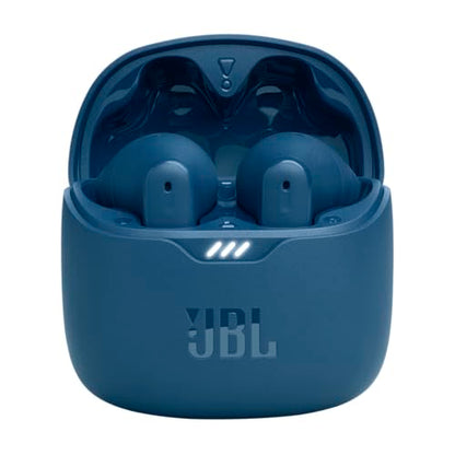 JBL Tune Flex - True Wireless Noise Cancelling Earbuds (Blue), Small | JBL Pure Bass Sound, Active Noise Cancelling with Smart Ambient, 4 mics for perfect calls, Up to 32 hours of battery life - color: Blue