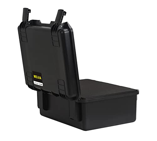 MEIJIA Premium Waterproof Hard Camera Case,Hard Protective Case with customizable fit foam,Full Protection with Light&Convenient Design,Elegant Black (19.3"x15.25"x9.01") - size: 19.3"x15.25"x9.01"
