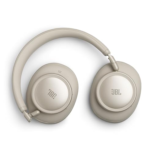 JBL Live 780NC - Noise Cancelling Headphones - Champagne | JBL Signature Sound with Hi-Res Audio wired and wireless, True Adaptive Noise Cancelling 20, real time calibration - color: Champagne