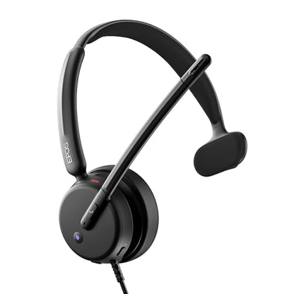 EPOS Impact 430T Mono USB C and USB A On-Ear Headset with Dual Noise-Canceling Mics, Microsoft Teams Certified, Plug-and-Play, Zoom Compatible, Ideal for Home Office & Business Calls - style: Mono, Team Certified