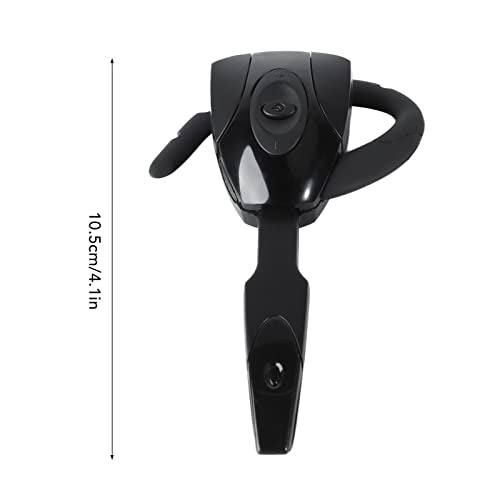 Bluetooth Headset, Single Ear Unique Shape Ultralight Rechargeable Cell Phone Headset for Home Work Office Trucker