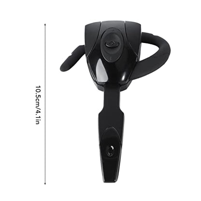 Bluetooth Headset, Single Ear Unique Shape Ultralight Rechargeable Cell Phone Headset for Home Work Office Trucker