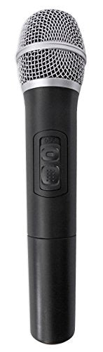 Rockville RWM1202VH VHF Wireless Dual Handheld Microphone System, 2 Channel | Metal Receiver, 1/4" Audio Output, Cardioid, 200 ft Indoor Range, Auto-Link, Includes 2 Mics/Batteries/Adapter