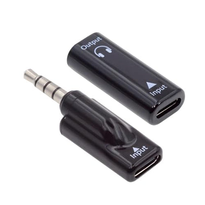 chenyang 2 Pack USB C to 3.5mm Headphone Plug/Jack Adapter Support Hi-Res 16bits 48KHz HiFi Sound Quality with DAC Chip - style: HiFi 48kHz/16bit USB C Female
