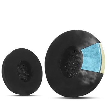 Krone Kalpasmos Cooling-Gel Earpad Replacement for Beats Solo 2 & 3 Wireless/Wired Headphone, Instant-Chill Ear Cushion Premium Memory Foam with Kits, Superb Comfortable Easy to Install - color: Cooling-Gel