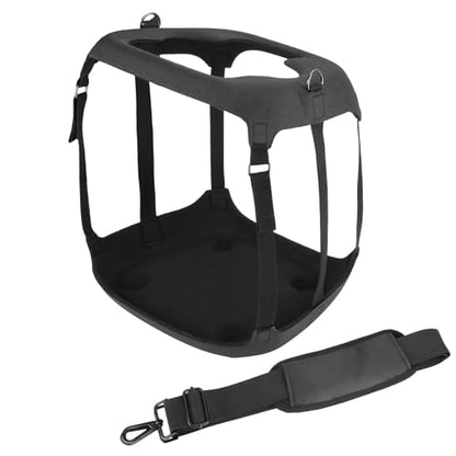 Case Carrying Strap Protector for JBL PartyBox Encore Essential 2 | EVA Hard Travel Case Cover Shoulder Strap Bag Sleeve for Encore 2 Portable Battery-Powered Party Speaker, Black