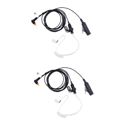 Earpiece Headset Compatible with SL300 SL7550 7580 SL4000 SL3500e SL1K SL1M Walkie Talkie 2 Way Radio,with Acoustic Tube Earpiece and Mic PTT (2 Packs) - style: 2 Packs