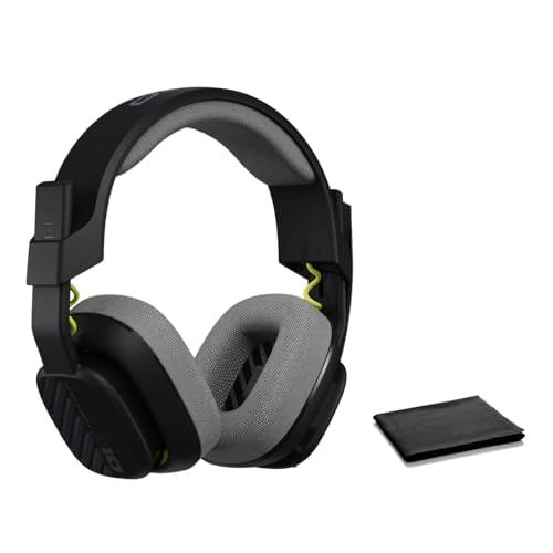 Astro A10 Gaming Headset Gen 2 Wired Headset - Over-Ear Gaming Headphones with Flip-to-Mute Microphone, 32 mm Drivers, for Xbox Series X|S, Xbox One, Nintendo Switch, PC, Mac - Bulk (Black) - W/Cloth