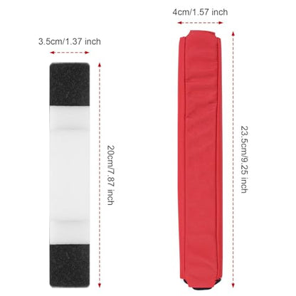 Alitutumao Replacement Earpads Ear Cushions Ear Cups Repair Parts for Monster Beats by Dr. Dre Pro Detox Headphones Memory Foam Ear Pads (Red Headband) - color: Red Headband