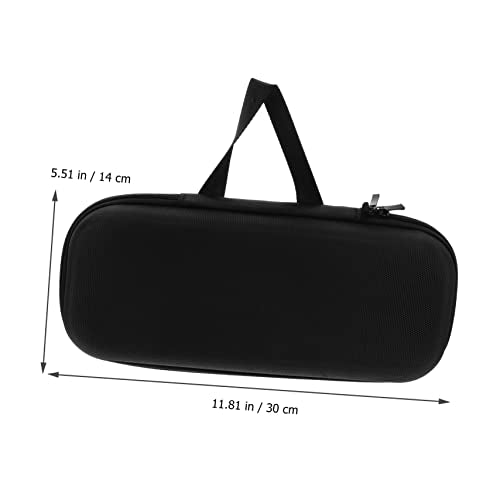 Portable Microphone Case with Mesh Organizer Bag Drop Resistant Storage Pouch for Microphones and Accessories Compact Handheld Carrying Case
