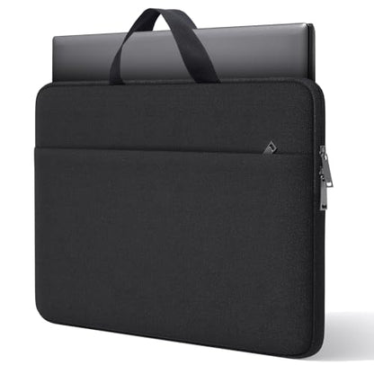 17 17.3 inch Laptop Sleeve Case for 2026 2025 HP 17 inch Touchscreen Computer, HP Envy/Pavilion, Shockproof-Padded Travel Carrying Laptop Bag with Accessory Pockets, Black - size: 17-17.3 Inch