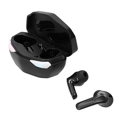 D17 Low Latency Gaming Headset Comfortable and Ergonomic Wireless Earbuds with LED Light for Games Like