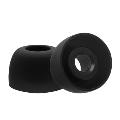 Klowcok Replacement Ear Tips for EarFun Air Pro 4 / Air Pro 3 / Free 2S | Silicone Earbuds Tips Compatible with EarFun Free Pro 2 / Free Pro 3, 8 Pairs (XS/S/M/L) Black