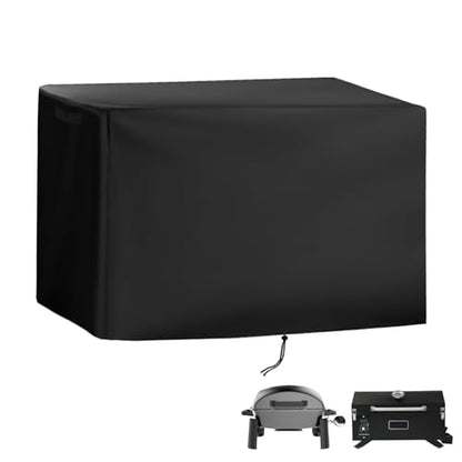 Grill Cover for Nexgrill 1-Burner Portable Propane Gas Grill 820-BC002, Heavy-Duty 600D Tabletop BBQ Cover for Country Smokers Pellet Grill GS150PPG - size: 24"Lx 17"Dx 13"H