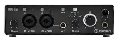 Steinberg IXO22 2x2 USB 2.0 24-Bit/192kHz Audio Interface With Cubase AI, Cubasis LE and Steinberg Plus Software - color: Black, style: IXO22