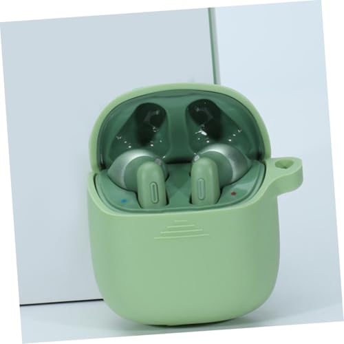 DOITOOL 1pc Silicone Wireless Earphone Cover Shockproof Protective Case for Tunetws Fashionable Full-Bodied Silicone Shell and Stylish Earbuds Cover Grass Green - color: Green