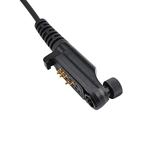 PD602 Acoustic Tube Earpiece Headset Compatible with Hytera PD600 PD662 PD682 X1p X1e Walkie Talkie Radio