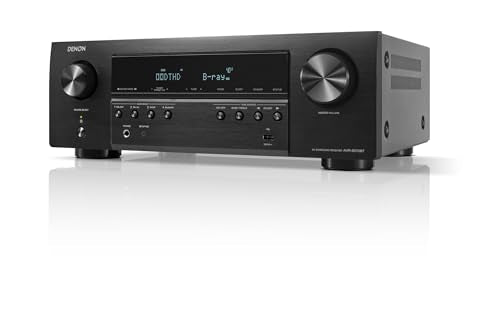 Denon AVR-S570BT 5.2 Channel AV Receiver - 8K Ultra HD Audio & Video | Enhanced Gaming Experience, Wireless Streaming via Built-In Bluetooth, (4) 8K HDMI Inputs, Supports eARC, HD Setup Assistant - style: AVR-S570BT