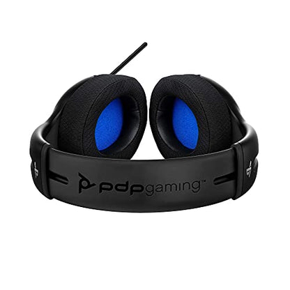 PDP Gaming LVL50 Wired Headset With Noise Cancelling Microphone: Black - PS5/PS4 (Renewed)