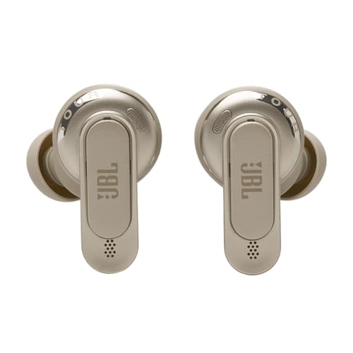 JBL Tour Pro 3 True Wireless Earbuds, Smart Noise Cancelling - Latte | Immersive Spatial Audio With Head Tracking, Dual Drivers, Hi-Res Sound, Bluetooth 5.3, Water Resistant For Travel And Work - color: Latte