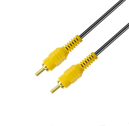 Digital Audio Coaxial Cable,RCA Male to Male Single Plug Cable,Video/Audio Extension Coaxial Cord for Subwoofer Rear View Parking Camera (10M) - size: 10M
