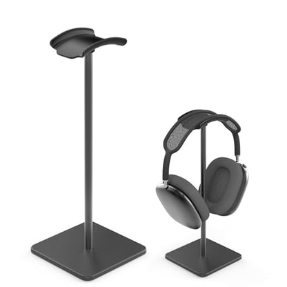 Headphone Stand for Desk - Headset Stand (Black) | headphone holder with Aluminum Hanger, headphone holder for AirPods Max, Sony, Bose, Beats and More - color: Black