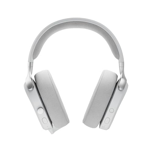 Fractal Design Scape Light - Wireless PC Gaming Headset - Detachable Flip-to-Mute Microphone with Noise Cancellation - Battery Life Up to 40 Hours - Configurable Ambient Lighting - Gray - color: Light