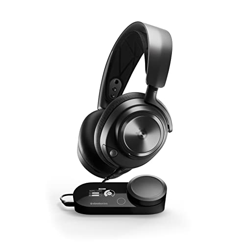 SteelSeries Arctis Nova Pro Multi-System Gaming Headset - Premium Hi-Fi Drivers, Hi-Res Audio - 360° Spatial Audio - GameDAC Gen 2 - ESS Sabre Quad-DAC - Stealth Retractable Mic - PC, PS5, PS4, Switch - style: Nova Pro PC | PlayStation