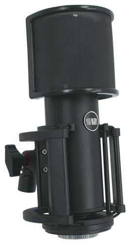 Audiosavings Bundle: Rockville RockShield 1 Studio Microphone Isolation Shield w/Sound Dampening Foam Bundle w/Warm Audio Skylight Studio Condenser Recording Microphone+Shockmount (2 Items)