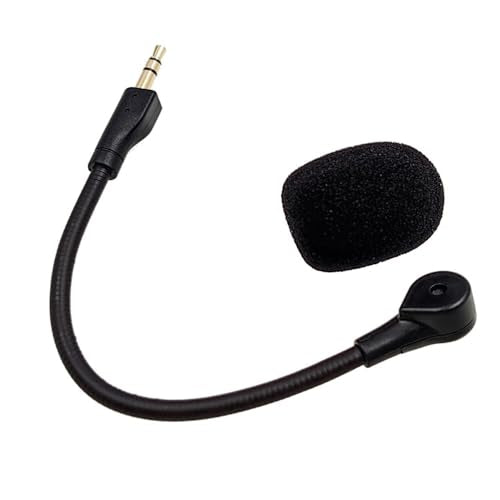 Replacement Game Mic Compatible with Logitech G PRO X2, G PRO X Wireless and G Pro Wired Gaming Headsets, Detachable Noise Cancelling Crystal-Clear Game Microphone with 2Pcs Foam Cover