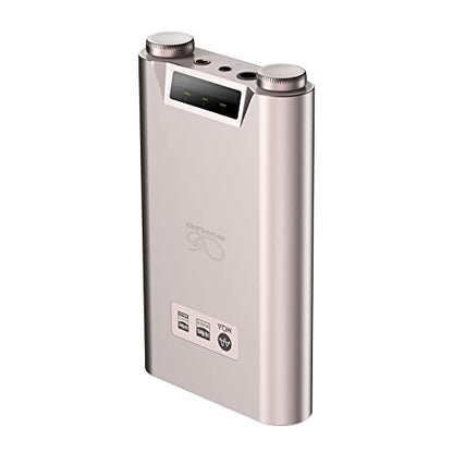 SHANLING H7 Desktop DAC/Headphone Amplifier,Balanced Portable HiFi Music Player,AK4191EQ+AK4499EX DAC,768kHz/32bit DSD512,MQA Full Decoder,3.5/4.4/6.35mm,Optical/USB/Coaxial/Bluetooth 5.0 (Titanium) - color: Titanium