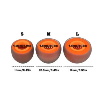SING F LTD 3 Pairs Memory Foam Ear Tips Replacement S&M&L Fit for Most in Ear Earphones