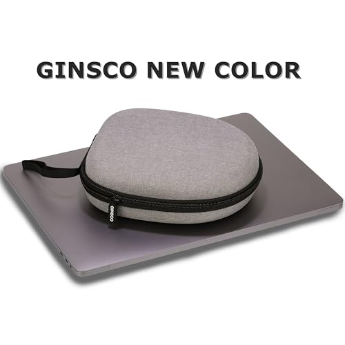 Ginsco Universal Headphone Case Compatible with JBL Tune 510BT 720BT, Sony WH-CH 720N/WH-CH520, with Sony/JBL/Soundcore Q20i Q30/BERIBES/TOZO/KVIDIO etc Wireless Headphones Gray - color: Gray