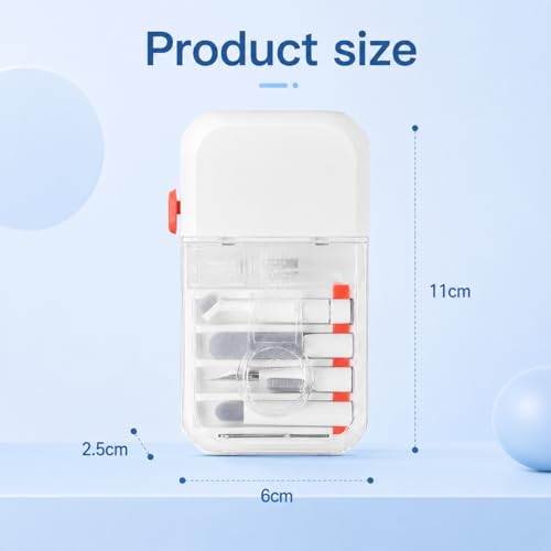14 in 1 Earphone Cleaner Kit, Multi-Purpose Phone Cleaning Kit, Charging Port Cleaner, for Laptop Computer Earbud Headphone iPhone Earphone Keyboard Camera Speaker Screen - color: white-14