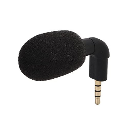 GOWENIC OmniDirectional Mini Microphone | 3.5mm Jack Portable Audio Mic for Smartphone Voice Recording & Video Conference