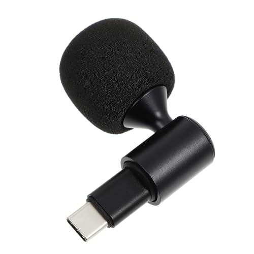 SUPVOX USB-C Condenser Microphone for Phone & PC, Plug & Play Mini Microphone with Noise Reduction Sponge Cover, for Live Streaming, Gaming, Recording, Podcast, Online Meetings