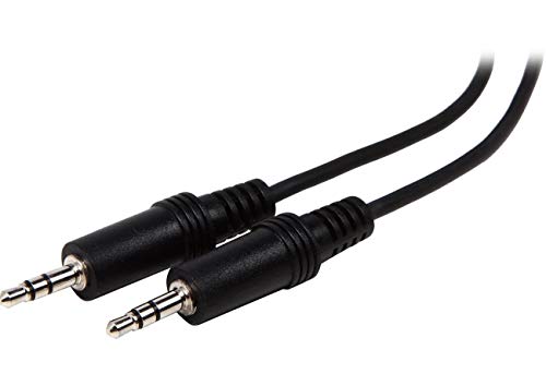 iMBAPrice 50 Feet Extra Long Professional Quality Nickel Plated 3.5 mm Male/Male Stereo Audio Cable - color: Black (M/M), size: 50 Feet