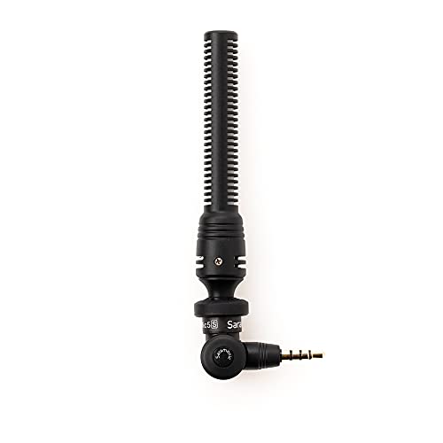 Saramonic Unidirectional Micro-Shotgun Microphone with 3.5mm TRRS Output for Smartphones, Tablets, Computers and More with a 3.5mm Headphone Port (SmartMic5S)