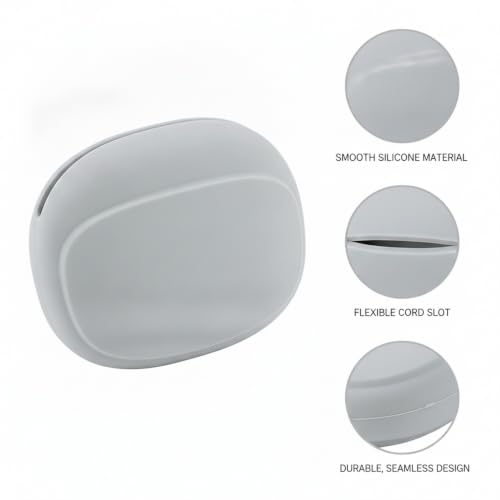 Silicone Organizer Pouch for Small Tech Accessories, Compact Travel Case for Cables and Adapters