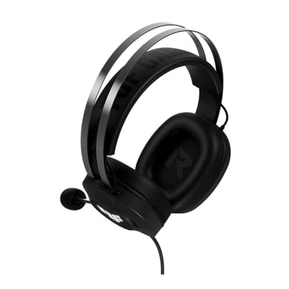 ASUS TUF Gaming H1 Gen II Wired USB-A Gaming Headset with Mic | 40mm Drivers, Virtual 7.1 Surround Sound, TeamSpeak-Certified Mic, Lightweight, Removeable Ear Cushions, for PC, PS5, PS4
