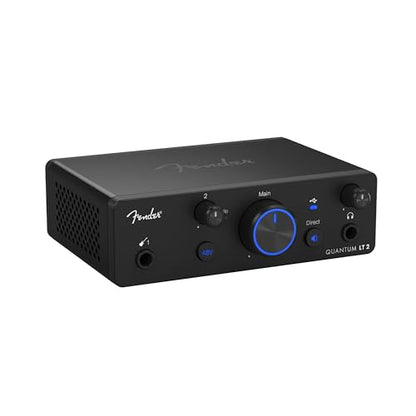 Fender Quantum LT2 USB Audio Interface, for Guitarist, Vocalist, or Producer. Includes easy to use software, Fender Studio app, Amp and FX pack to create Studio Quality recordings. PC/Mac | Or Producer. Includes easy to use software, Fender Studio app, Am