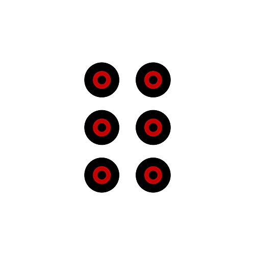 Flare Audio Isolate Replacement Tips, 3 Pairs / 6 Foam Tips | Memory Foam Earplug Tips for Concert Ear Plugs Noise Reduction | Heat Reactive Foam Tips for Secure Fit | (Large) - size: Large