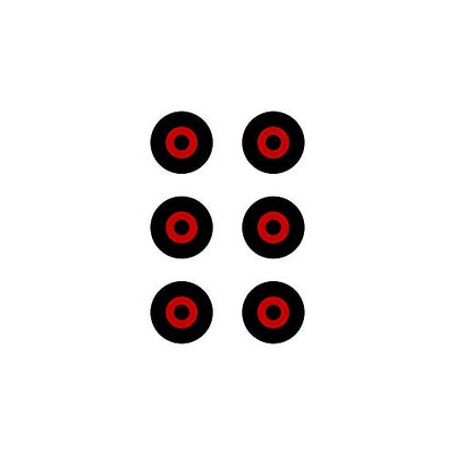 Flare Audio Isolate Replacement Tips, 3 Pairs / 6 Foam Tips | Memory Foam Earplug Tips for Concert Ear Plugs Noise Reduction | Heat Reactive Foam Tips for Secure Fit | (Large) - size: Large