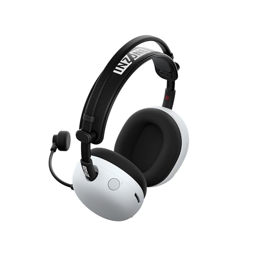 Sony INZONE H9 II Wireless Noise Cancelling Gaming Headset, White | Lightweight, WH-1000XM6 Drivers, Detachable Cardioid Mic, 2.4GHz/BT/3.5mm, Soft Case, PC/PS5/Switch/Mobile, 30 Hr Battery - color: White