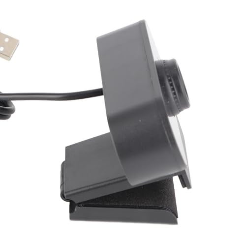 EBTOOLS 2K Full Webcam USB Camera with Built in Microphone, 360 Degree Rotation, Auto Focus Distance, Drive, for Live Broadcast, Net Class, Meeting (Black)