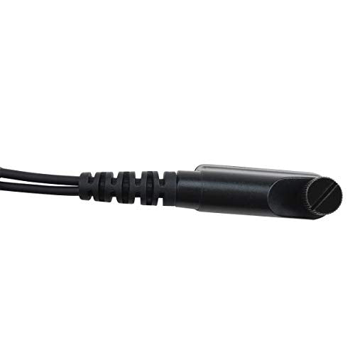 K-Storm PD682 PD602 Acoustic Tube Radio Earpiece for Hytera Walkie Talkie | Compatible with PD600 PD662 PD680 PD685 HP602 X1p X1e etc, PU Material, Black