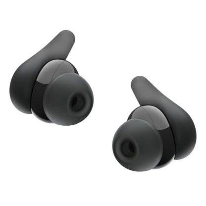 Replacement Ear Tips Compatible with Sony LinkBuds Fit Earbuds | Soft Silicone Eartips with Portable Storage Box (8 Pairs, Black, XS/S/M/L)