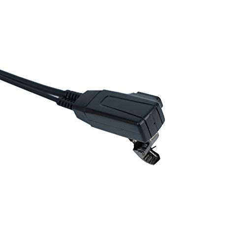 Tube Earpiece Compatible with Baofeng UV-5R | 1-Pack, K1 2-pin, acoustic tube, inline PTT mic; Compatible with UV-5R BF-888S H-777 RT21 TK-2402