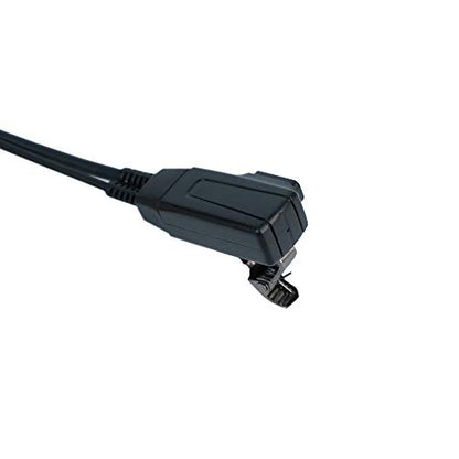 Tube Earpiece Compatible with Baofeng UV-5R | 1-Pack, K1 2-pin, acoustic tube, inline PTT mic; Compatible with UV-5R BF-888S H-777 RT21 TK-2402